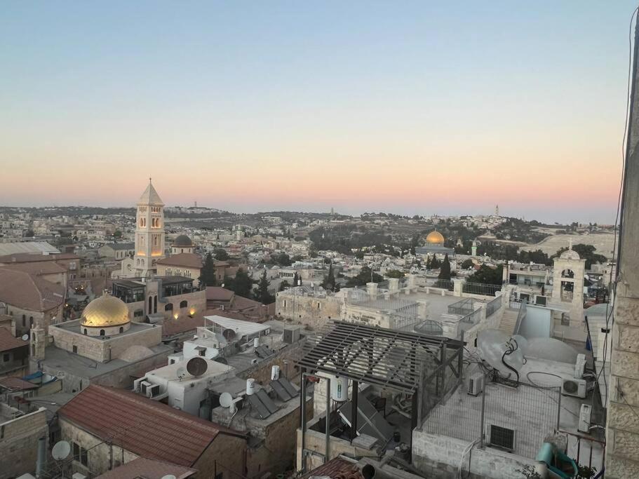 Very Nice Apartment With View Of All The Old City Jerusalem Exterior photo